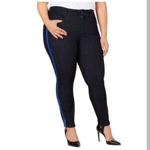 YSJ Skinny Stirrup Queen Ankle Jeans